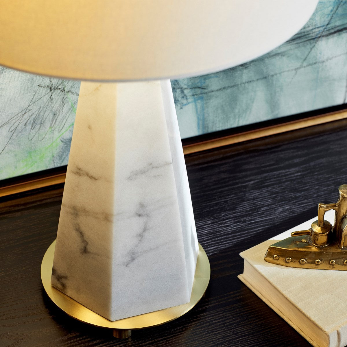 Opaque Storm Table Lamp