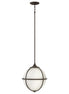 ODEON MEDIUM ORB PENDANT (OIL BRONZE)