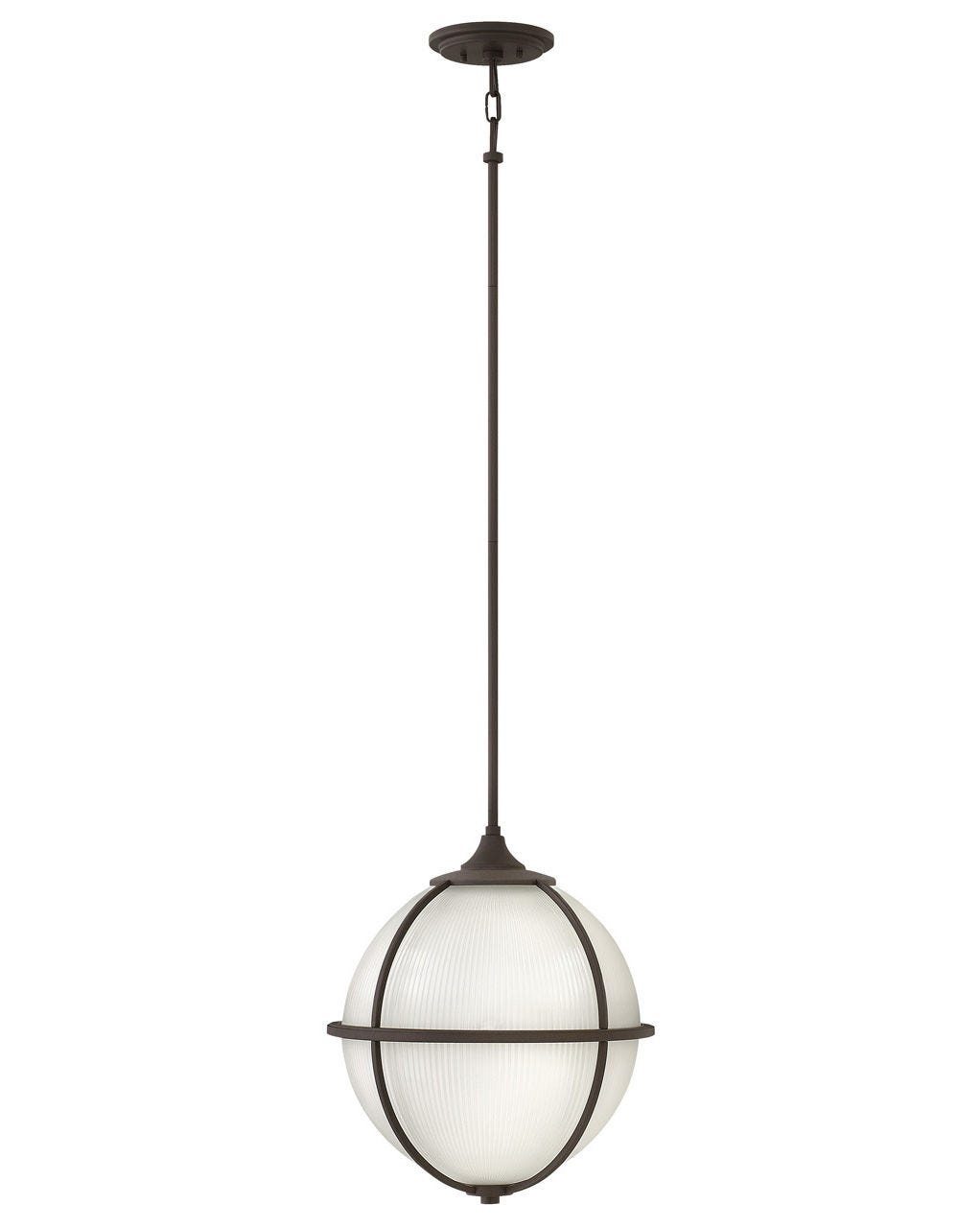 ODEON MEDIUM ORB PENDANT (OIL BRONZE)