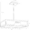 BISGER SQUARE PENDANT - Imagen 3